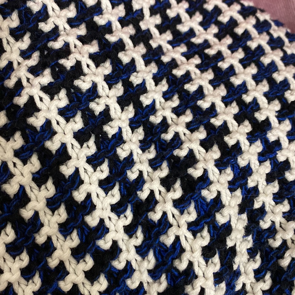 🌸Divided Color-blocked Patterned Sweater - Picture 3 of 3